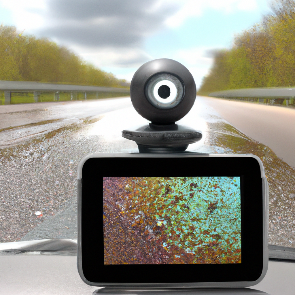 Can a dashcam be used to detect potholes on the road?
