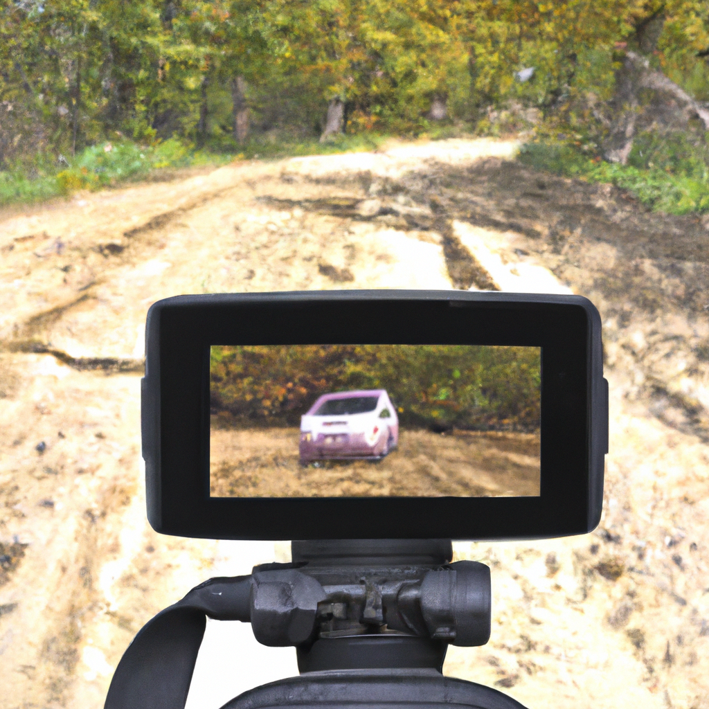 Can a dashcam record while driving on unpaved roads?