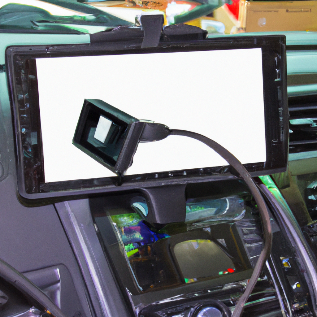 Dashcam installation for cars with a heads-up display