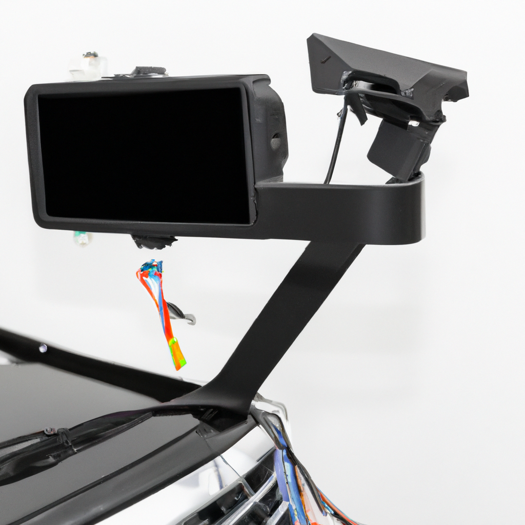 Dashcam installation for cars with a rear spoiler