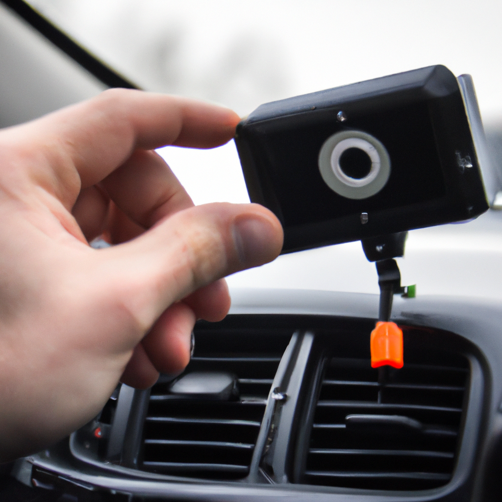 How to install a dashcam in a rental car
