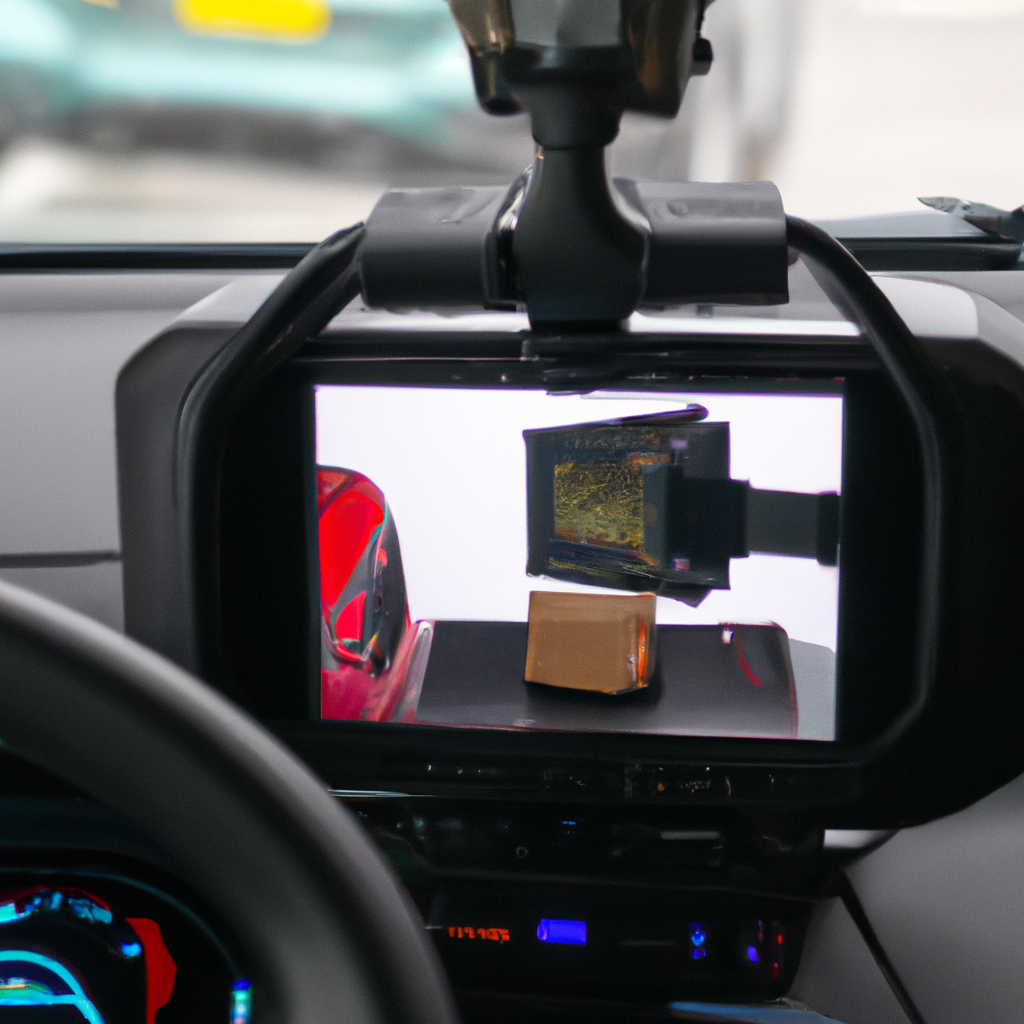 Dashcam installation for cars with a heads-up display