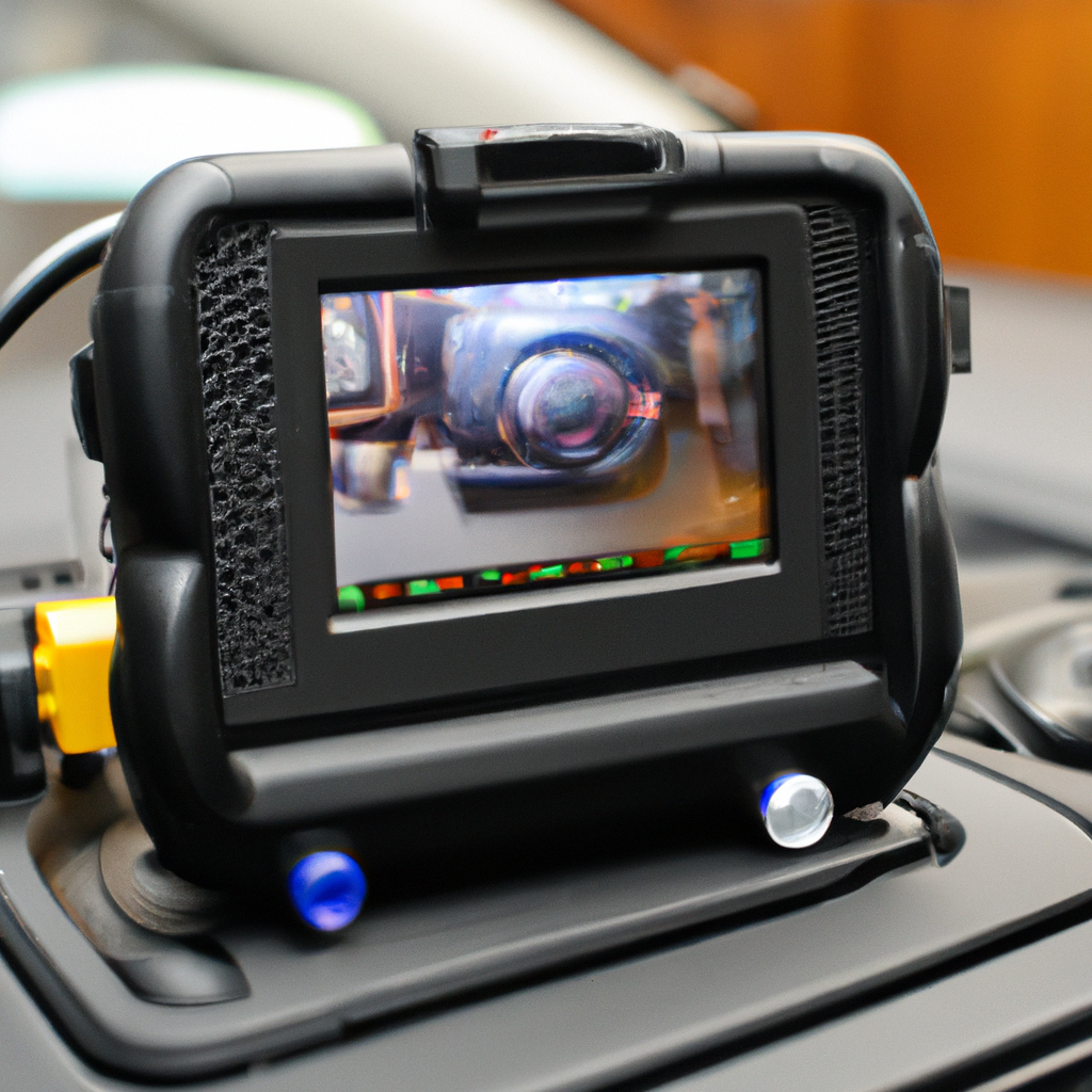 Dashcam installation for cars with a built-in DVD player