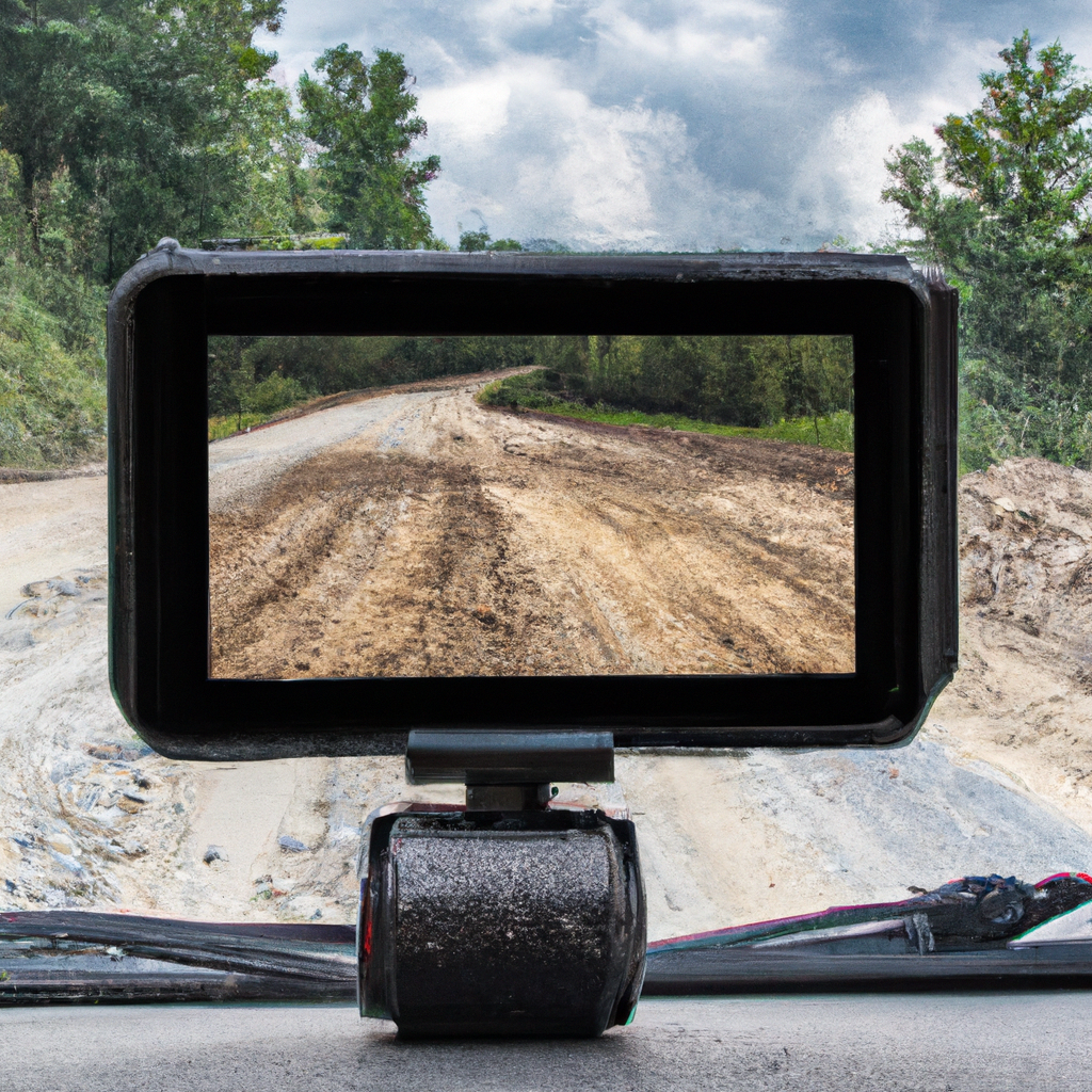 Can a dashcam record while driving on unpaved roads?